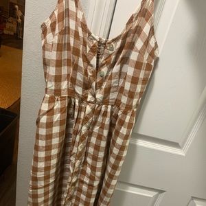 A New Day Maxi Plaid Dress Women’s Small